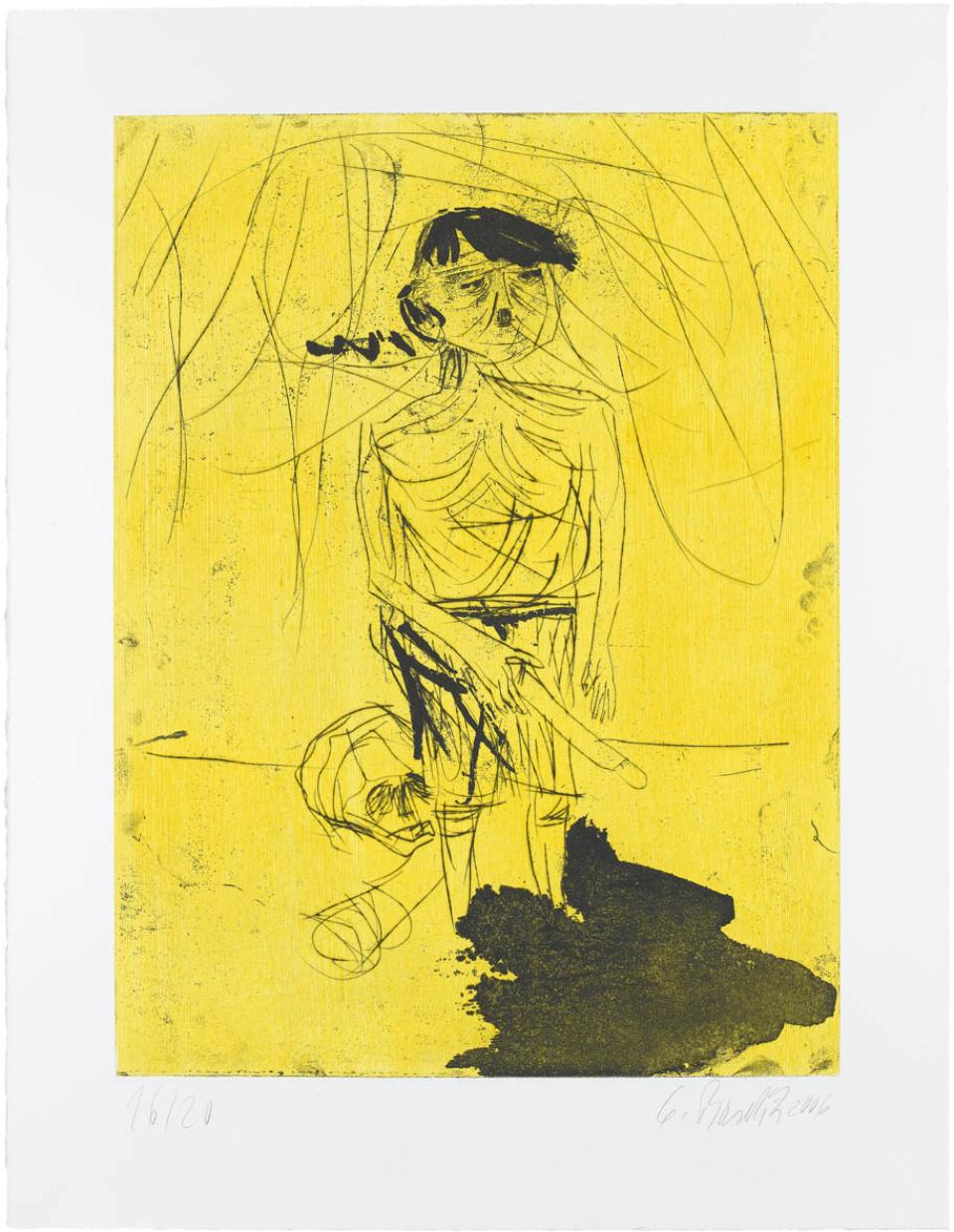 Die große Nacht im Eimer (Blatt 5 aus: Remix) | Staatsgalerie