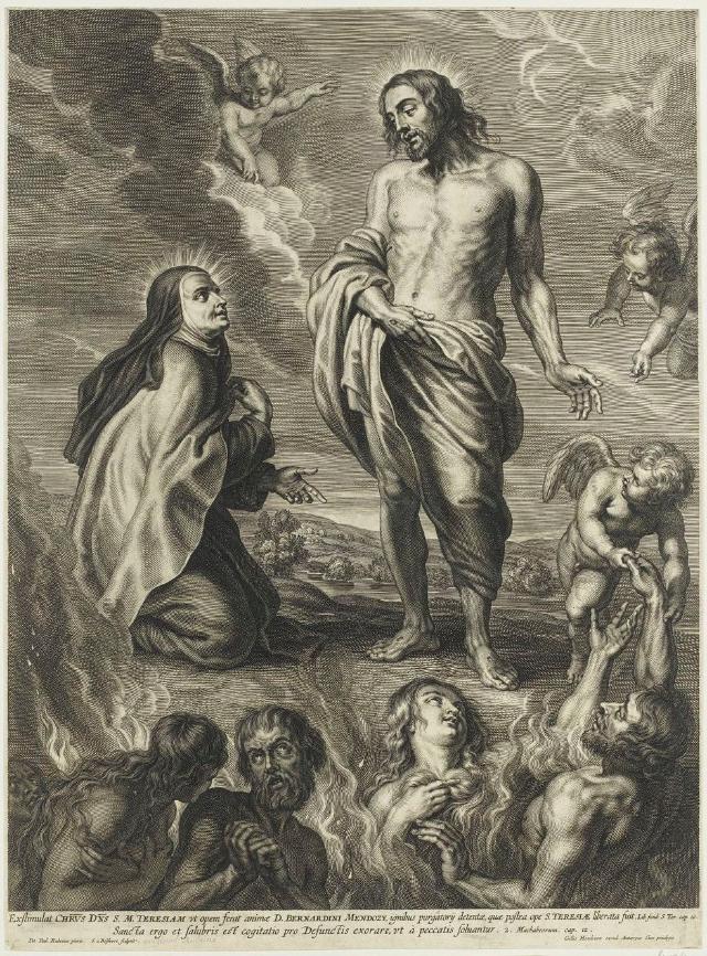 Heilige Theresa vor Christus Staatsgalerie