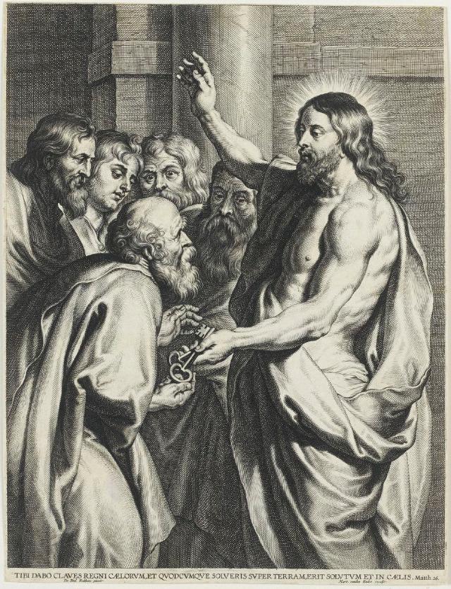Christus übergibt Petrus die Himmelsschlüssel Staatsgalerie