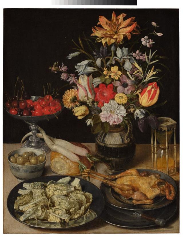 Stilleben mit Käse und Kirschen | Staatsgalerie