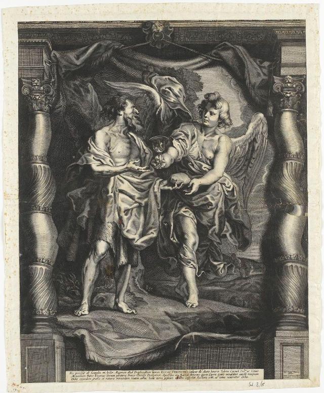 Elias, von dem Engel mit Speise Staatsgalerie