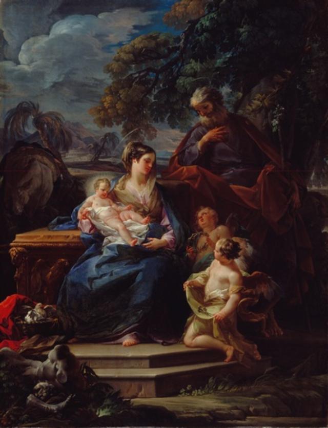 Ruhe auf der Flucht nach Ägypten Staatsgalerie