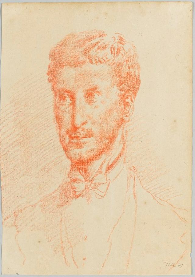 Porträt eines jungen Mannes mit Bart Staatsgalerie